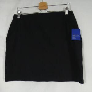 Apt. 9 Women's Tummy Control Black Skirt PL Slimming Stretchy Pockets NWT
